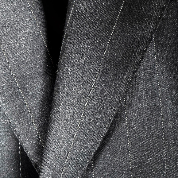 Ermenegildo Zegna Trofeo Charcoal Pinstripe Suit Set Mens Size IT 54 R US 44 R - Picture 13 of 16